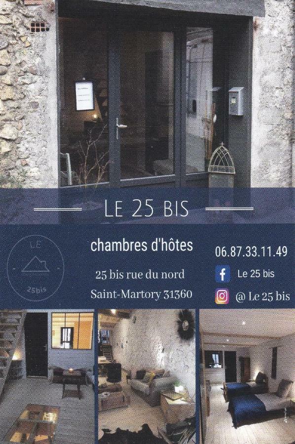 Le 25Bis Bed and Breakfast Saint-Martory Εξωτερικό φωτογραφία